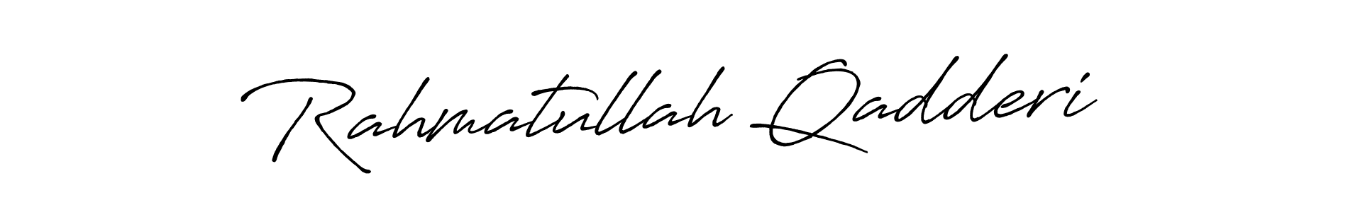 It looks lik you need a new signature style for name Rahmatullah Qadderi. Design unique handwritten (Antro_Vectra_Bolder) signature with our free signature maker in just a few clicks. Rahmatullah Qadderi signature style 7 images and pictures png