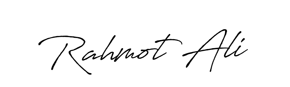 Also You can easily find your signature by using the search form. We will create Rahmot Ali name handwritten signature images for you free of cost using Antro_Vectra_Bolder sign style. Rahmot Ali signature style 7 images and pictures png