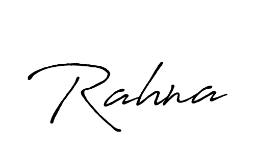 Make a beautiful signature design for name Rahna. Use this online signature maker to create a handwritten signature for free. Rahna signature style 7 images and pictures png