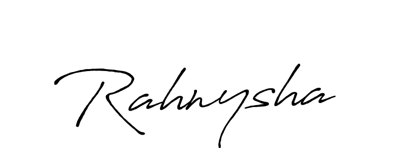 Make a beautiful signature design for name Rahnysha. Use this online signature maker to create a handwritten signature for free. Rahnysha signature style 7 images and pictures png