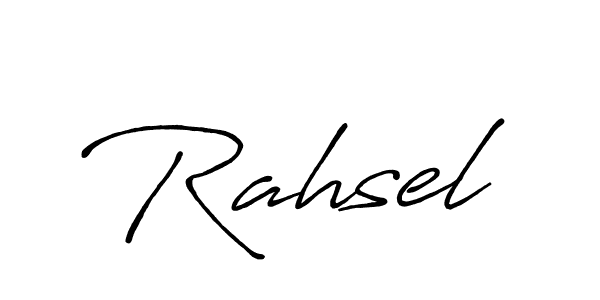 Also You can easily find your signature by using the search form. We will create Rahsel name handwritten signature images for you free of cost using Antro_Vectra_Bolder sign style. Rahsel signature style 7 images and pictures png