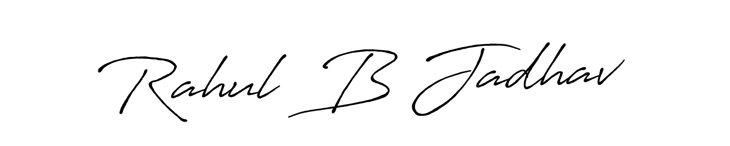 Once you've used our free online signature maker to create your best signature Antro_Vectra_Bolder style, it's time to enjoy all of the benefits that Rahul  B Jadhav name signing documents. Rahul  B Jadhav signature style 7 images and pictures png