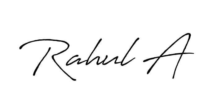 How to Draw Rahul A signature style? Antro_Vectra_Bolder is a latest design signature styles for name Rahul A. Rahul A signature style 7 images and pictures png