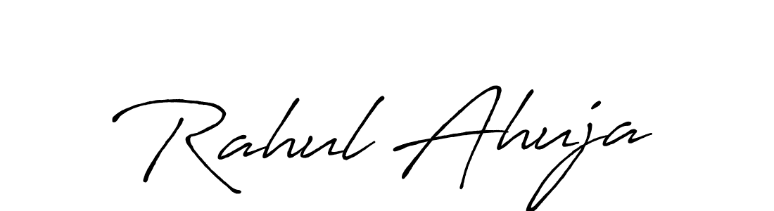 Also You can easily find your signature by using the search form. We will create Rahul Ahuja name handwritten signature images for you free of cost using Antro_Vectra_Bolder sign style. Rahul Ahuja signature style 7 images and pictures png