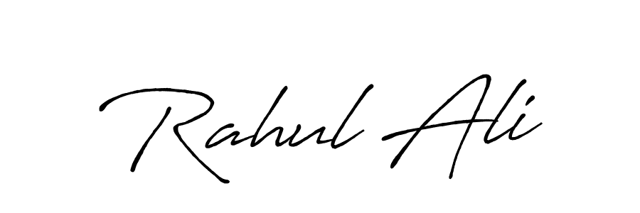 if you are searching for the best signature style for your name Rahul Ali. so please give up your signature search. here we have designed multiple signature styles  using Antro_Vectra_Bolder. Rahul Ali signature style 7 images and pictures png