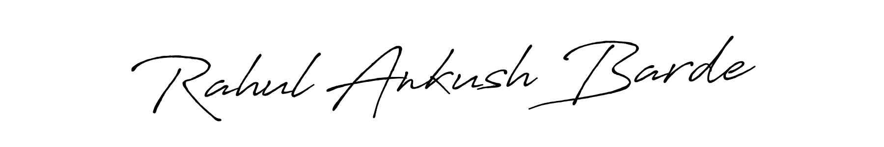 Create a beautiful signature design for name Rahul Ankush Barde. With this signature (Antro_Vectra_Bolder) fonts, you can make a handwritten signature for free. Rahul Ankush Barde signature style 7 images and pictures png