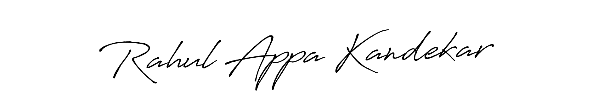 Use a signature maker to create a handwritten signature online. With this signature software, you can design (Antro_Vectra_Bolder) your own signature for name Rahul Appa Kandekar. Rahul Appa Kandekar signature style 7 images and pictures png