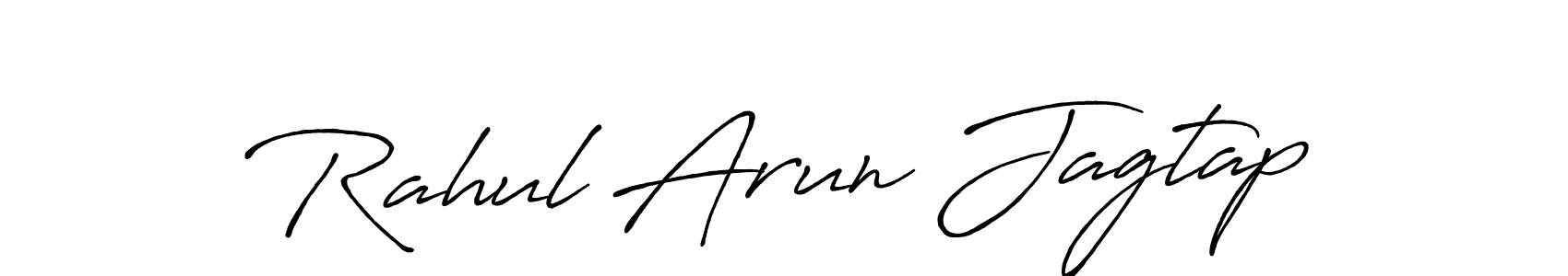 Use a signature maker to create a handwritten signature online. With this signature software, you can design (Antro_Vectra_Bolder) your own signature for name Rahul Arun Jagtap. Rahul Arun Jagtap signature style 7 images and pictures png