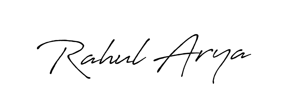 Also You can easily find your signature by using the search form. We will create Rahul Arya name handwritten signature images for you free of cost using Antro_Vectra_Bolder sign style. Rahul Arya signature style 7 images and pictures png