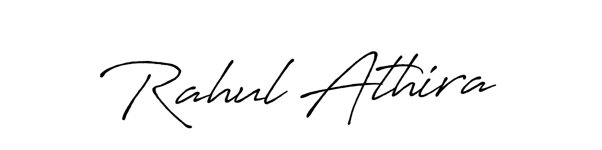 Similarly Antro_Vectra_Bolder is the best handwritten signature design. Signature creator online .You can use it as an online autograph creator for name Rahul Athira. Rahul Athira signature style 7 images and pictures png