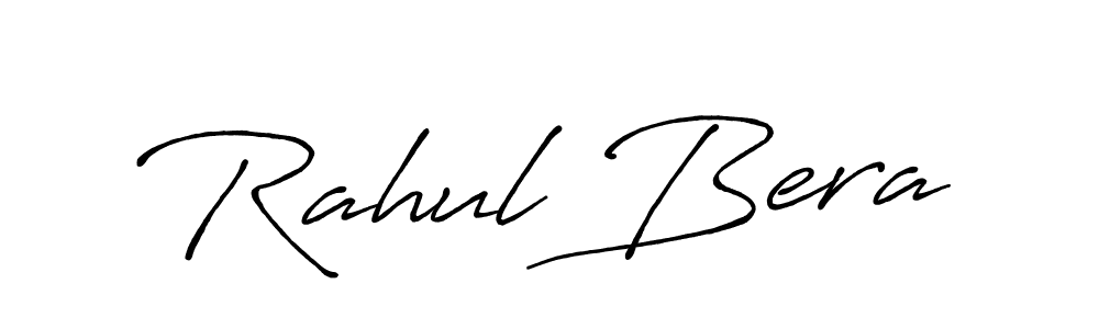 Make a beautiful signature design for name Rahul Bera. With this signature (Antro_Vectra_Bolder) style, you can create a handwritten signature for free. Rahul Bera signature style 7 images and pictures png