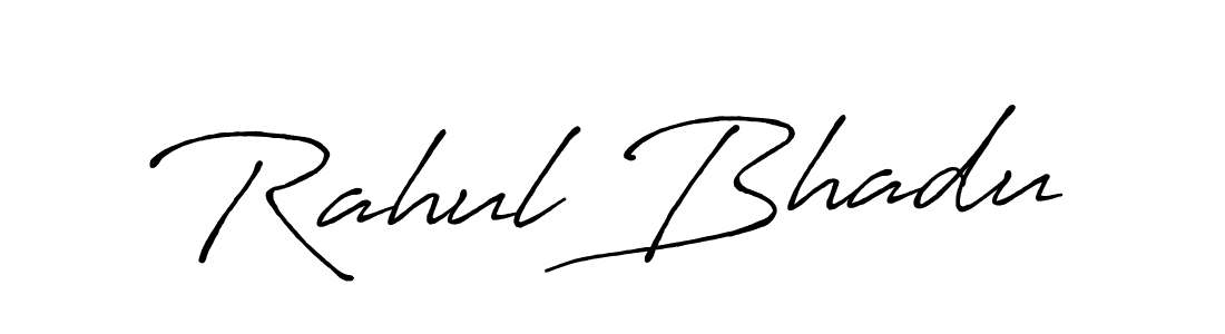 Here are the top 10 professional signature styles for the name Rahul Bhadu. These are the best autograph styles you can use for your name. Rahul Bhadu signature style 7 images and pictures png