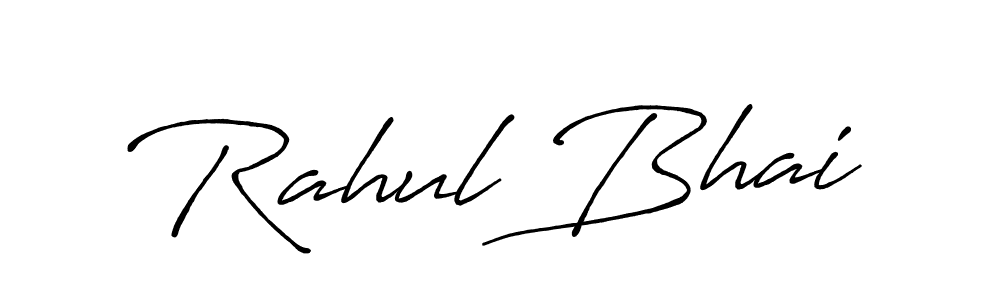 You should practise on your own different ways (Antro_Vectra_Bolder) to write your name (Rahul Bhai) in signature. don't let someone else do it for you. Rahul Bhai signature style 7 images and pictures png