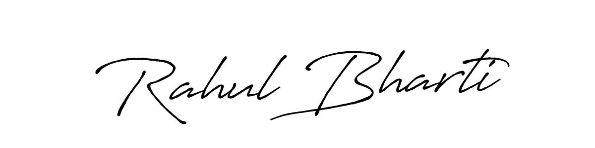 Also You can easily find your signature by using the search form. We will create Rahul Bharti name handwritten signature images for you free of cost using Antro_Vectra_Bolder sign style. Rahul Bharti signature style 7 images and pictures png