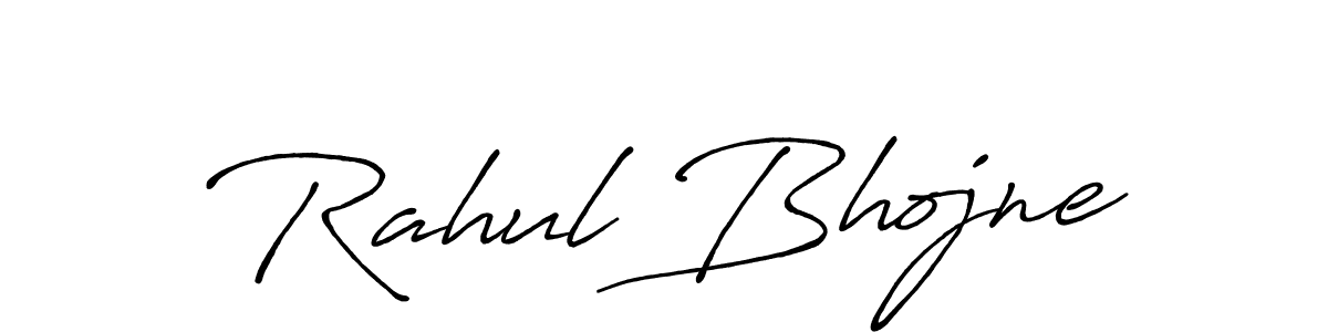 How to make Rahul Bhojne signature? Antro_Vectra_Bolder is a professional autograph style. Create handwritten signature for Rahul Bhojne name. Rahul Bhojne signature style 7 images and pictures png