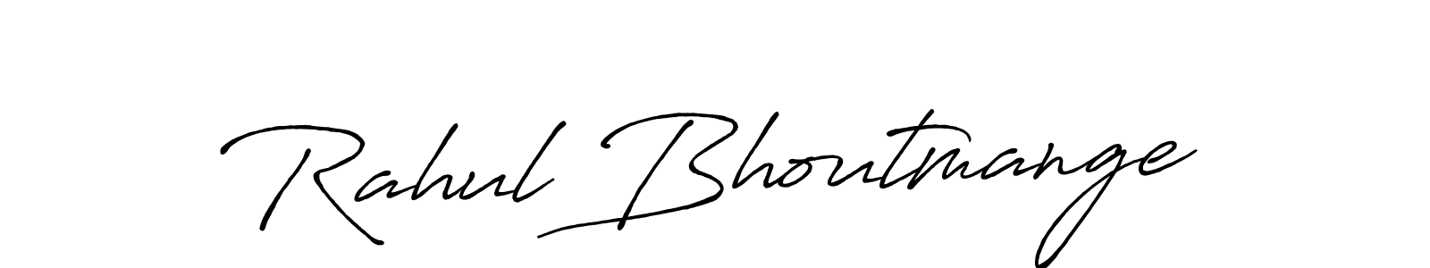 Make a beautiful signature design for name Rahul Bhoutmange. With this signature (Antro_Vectra_Bolder) style, you can create a handwritten signature for free. Rahul Bhoutmange signature style 7 images and pictures png