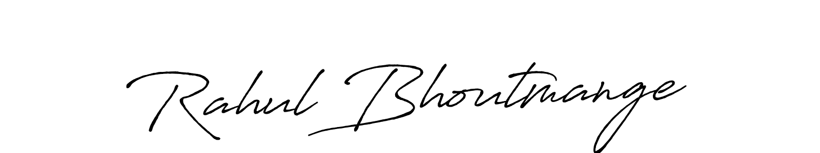 Use a signature maker to create a handwritten signature online. With this signature software, you can design (Antro_Vectra_Bolder) your own signature for name Rahul Bhoutmange. Rahul Bhoutmange signature style 7 images and pictures png