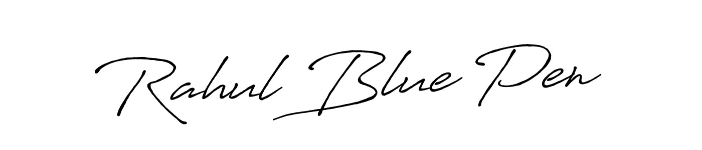 Make a short Rahul Blue Pen signature style. Manage your documents anywhere anytime using Antro_Vectra_Bolder. Create and add eSignatures, submit forms, share and send files easily. Rahul Blue Pen signature style 7 images and pictures png