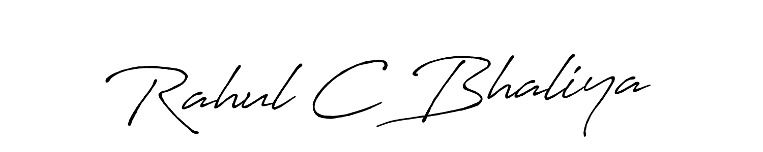 Similarly Antro_Vectra_Bolder is the best handwritten signature design. Signature creator online .You can use it as an online autograph creator for name Rahul C Bhaliya. Rahul C Bhaliya signature style 7 images and pictures png