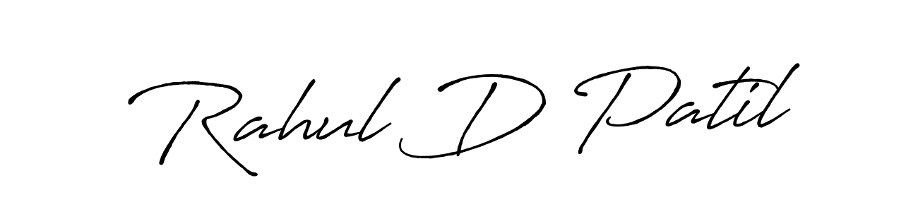 It looks lik you need a new signature style for name Rahul D Patil. Design unique handwritten (Antro_Vectra_Bolder) signature with our free signature maker in just a few clicks. Rahul D Patil signature style 7 images and pictures png