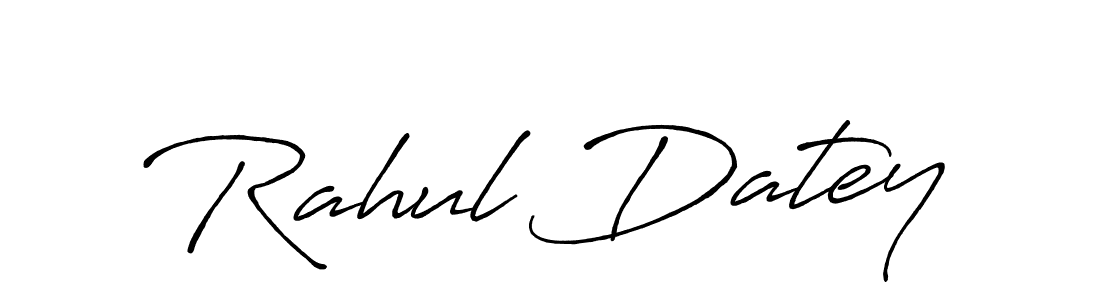 This is the best signature style for the Rahul Datey name. Also you like these signature font (Antro_Vectra_Bolder). Mix name signature. Rahul Datey signature style 7 images and pictures png