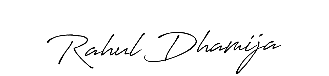 How to Draw Rahul Dhamija signature style? Antro_Vectra_Bolder is a latest design signature styles for name Rahul Dhamija. Rahul Dhamija signature style 7 images and pictures png