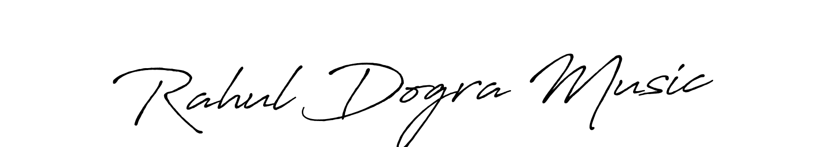 Antro_Vectra_Bolder is a professional signature style that is perfect for those who want to add a touch of class to their signature. It is also a great choice for those who want to make their signature more unique. Get Rahul Dogra Music name to fancy signature for free. Rahul Dogra Music signature style 7 images and pictures png