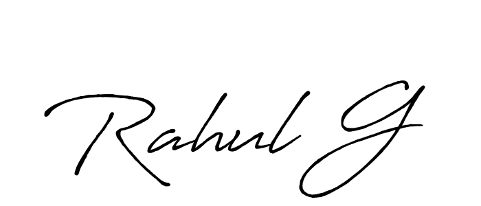 Best and Professional Signature Style for Rahul G. Antro_Vectra_Bolder Best Signature Style Collection. Rahul G signature style 7 images and pictures png