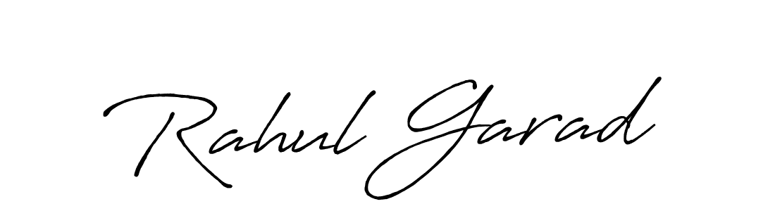 It looks lik you need a new signature style for name Rahul Garad. Design unique handwritten (Antro_Vectra_Bolder) signature with our free signature maker in just a few clicks. Rahul Garad signature style 7 images and pictures png