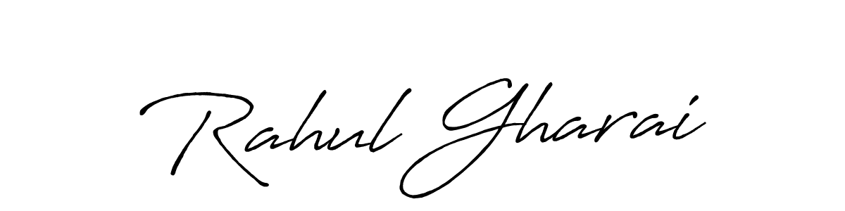 Similarly Antro_Vectra_Bolder is the best handwritten signature design. Signature creator online .You can use it as an online autograph creator for name Rahul Gharai. Rahul Gharai signature style 7 images and pictures png