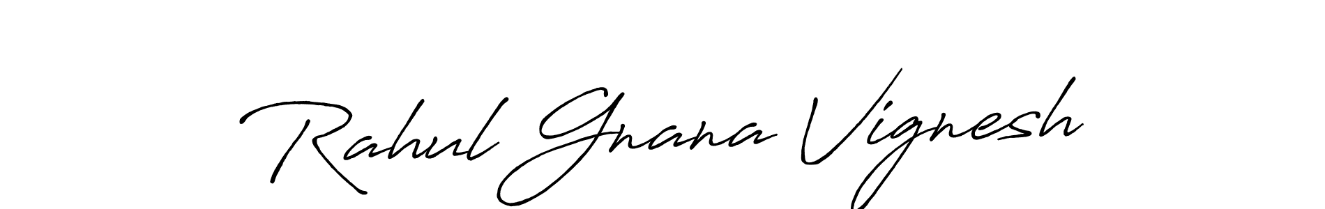 Make a beautiful signature design for name Rahul Gnana Vignesh. Use this online signature maker to create a handwritten signature for free. Rahul Gnana Vignesh signature style 7 images and pictures png