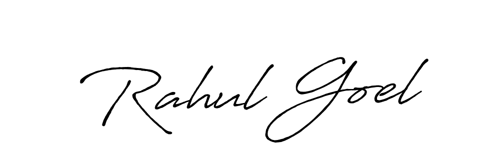 It looks lik you need a new signature style for name Rahul Goel. Design unique handwritten (Antro_Vectra_Bolder) signature with our free signature maker in just a few clicks. Rahul Goel signature style 7 images and pictures png