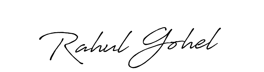 Make a beautiful signature design for name Rahul Gohel. Use this online signature maker to create a handwritten signature for free. Rahul Gohel signature style 7 images and pictures png