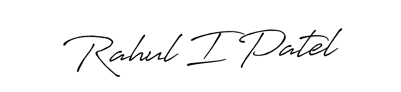 Rahul I Patel stylish signature style. Best Handwritten Sign (Antro_Vectra_Bolder) for my name. Handwritten Signature Collection Ideas for my name Rahul I Patel. Rahul I Patel signature style 7 images and pictures png