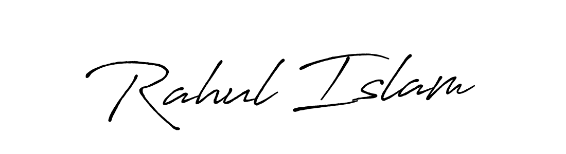 Also You can easily find your signature by using the search form. We will create Rahul Islam name handwritten signature images for you free of cost using Antro_Vectra_Bolder sign style. Rahul Islam signature style 7 images and pictures png