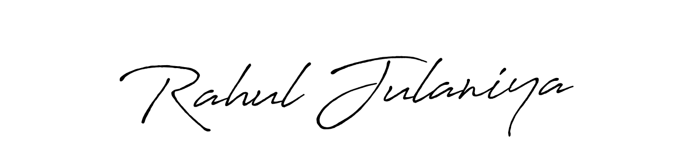 How to make Rahul Julaniya signature? Antro_Vectra_Bolder is a professional autograph style. Create handwritten signature for Rahul Julaniya name. Rahul Julaniya signature style 7 images and pictures png