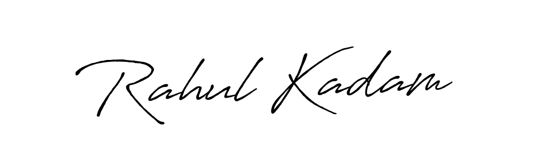 Rahul Kadam stylish signature style. Best Handwritten Sign (Antro_Vectra_Bolder) for my name. Handwritten Signature Collection Ideas for my name Rahul Kadam. Rahul Kadam signature style 7 images and pictures png