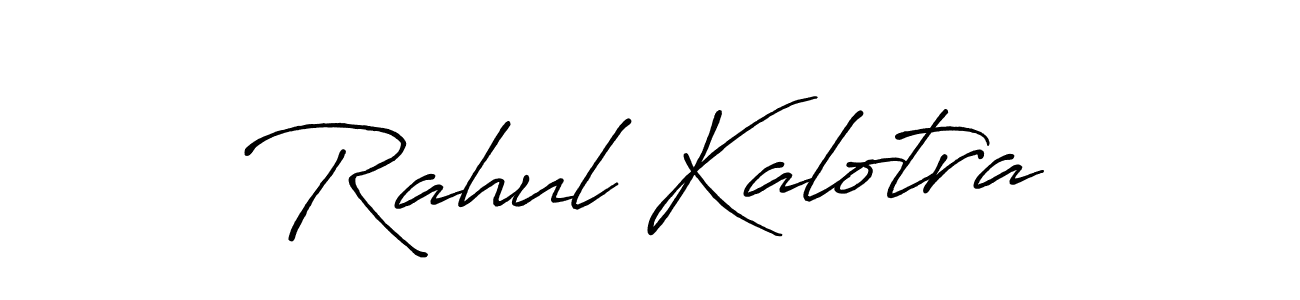 Create a beautiful signature design for name Rahul Kalotra. With this signature (Antro_Vectra_Bolder) fonts, you can make a handwritten signature for free. Rahul Kalotra signature style 7 images and pictures png