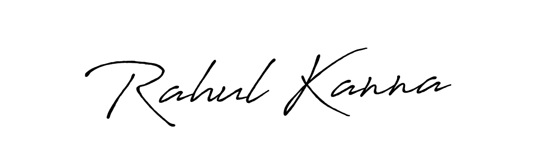 Use a signature maker to create a handwritten signature online. With this signature software, you can design (Antro_Vectra_Bolder) your own signature for name Rahul Kanna. Rahul Kanna signature style 7 images and pictures png