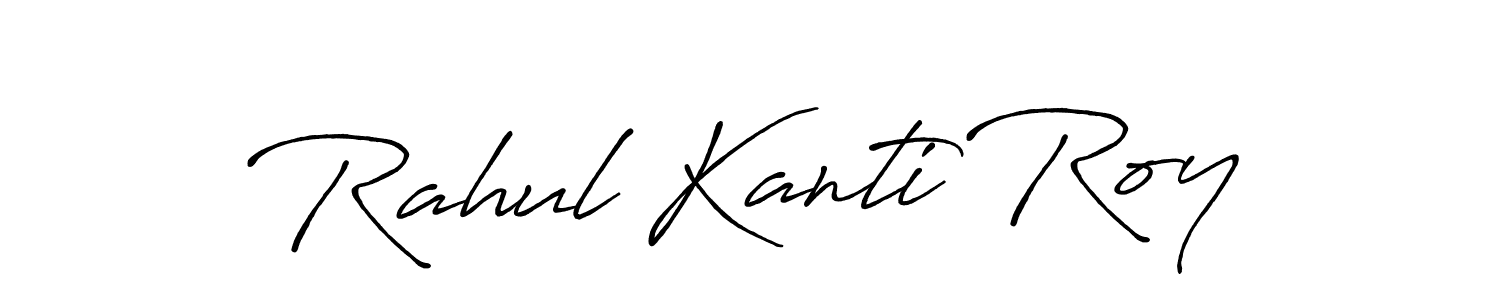 Similarly Antro_Vectra_Bolder is the best handwritten signature design. Signature creator online .You can use it as an online autograph creator for name Rahul Kanti Roy. Rahul Kanti Roy signature style 7 images and pictures png