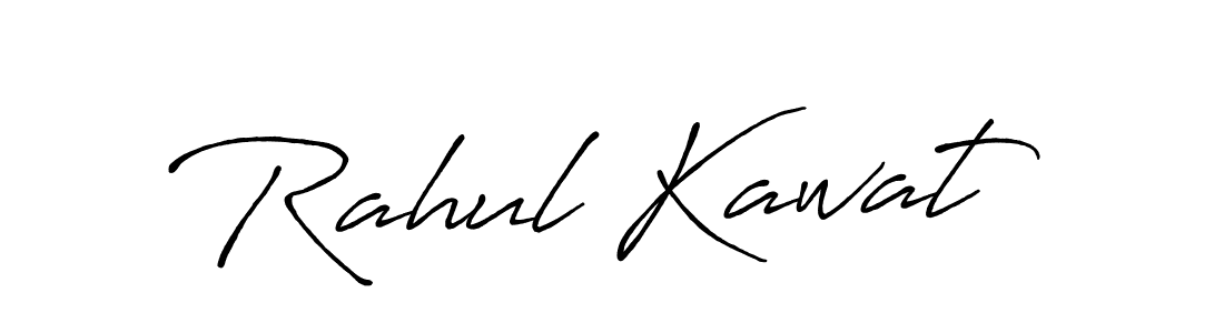 Antro_Vectra_Bolder is a professional signature style that is perfect for those who want to add a touch of class to their signature. It is also a great choice for those who want to make their signature more unique. Get Rahul Kawat name to fancy signature for free. Rahul Kawat signature style 7 images and pictures png