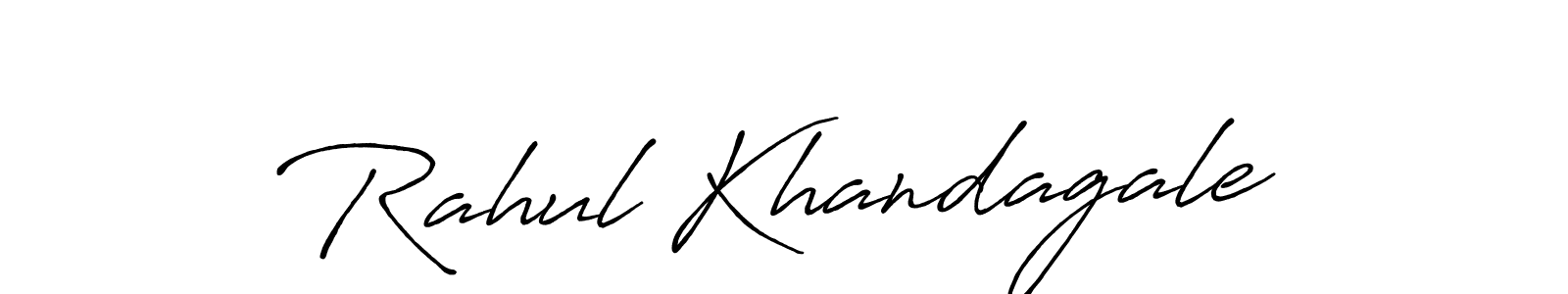 How to make Rahul Khandagale signature? Antro_Vectra_Bolder is a professional autograph style. Create handwritten signature for Rahul Khandagale name. Rahul Khandagale signature style 7 images and pictures png