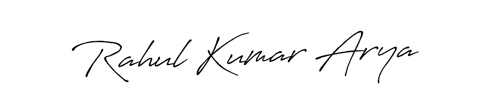 Rahul Kumar Arya stylish signature style. Best Handwritten Sign (Antro_Vectra_Bolder) for my name. Handwritten Signature Collection Ideas for my name Rahul Kumar Arya. Rahul Kumar Arya signature style 7 images and pictures png