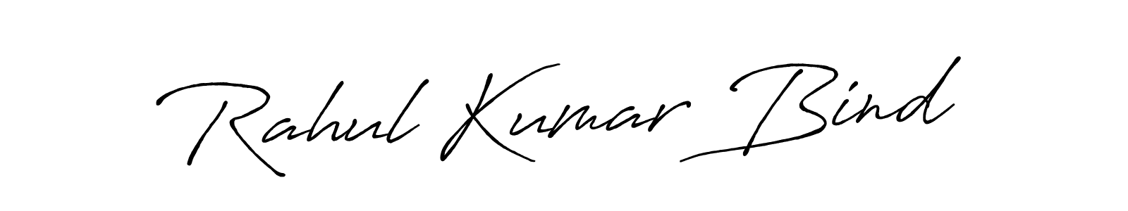 How to make Rahul Kumar Bind signature? Antro_Vectra_Bolder is a professional autograph style. Create handwritten signature for Rahul Kumar Bind name. Rahul Kumar Bind signature style 7 images and pictures png