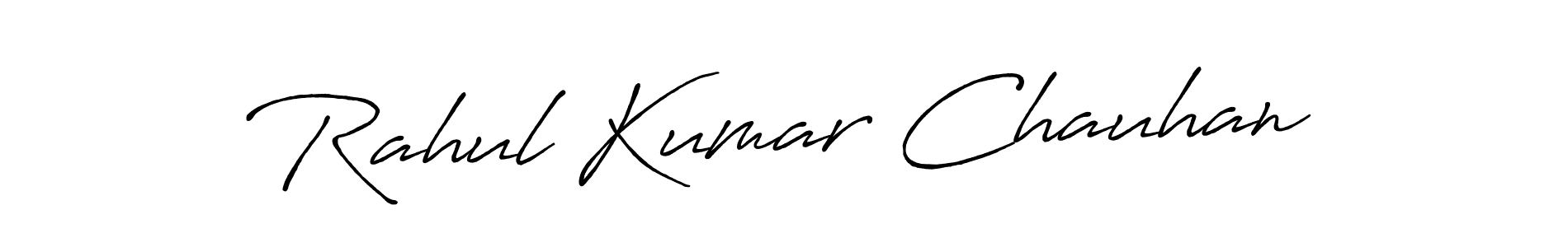 Rahul Kumar Chauhan stylish signature style. Best Handwritten Sign (Antro_Vectra_Bolder) for my name. Handwritten Signature Collection Ideas for my name Rahul Kumar Chauhan. Rahul Kumar Chauhan signature style 7 images and pictures png