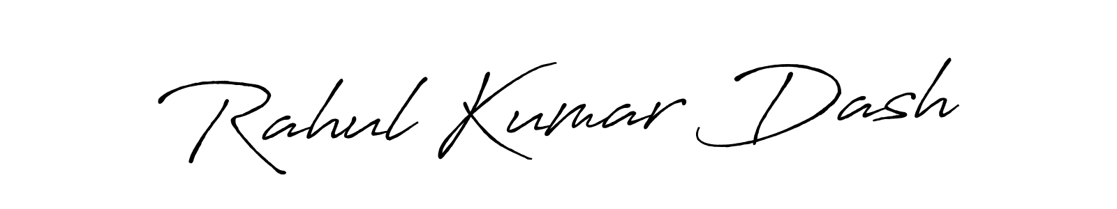 Use a signature maker to create a handwritten signature online. With this signature software, you can design (Antro_Vectra_Bolder) your own signature for name Rahul Kumar Dash. Rahul Kumar Dash signature style 7 images and pictures png
