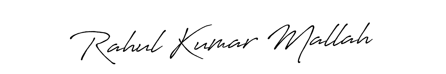 How to make Rahul Kumar Mallah signature? Antro_Vectra_Bolder is a professional autograph style. Create handwritten signature for Rahul Kumar Mallah name. Rahul Kumar Mallah signature style 7 images and pictures png