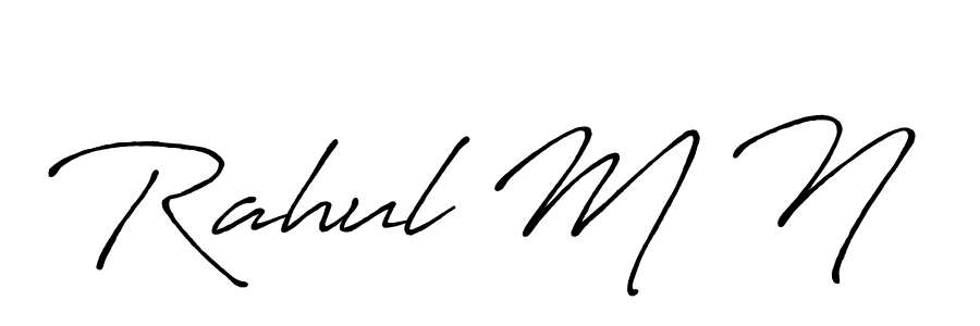 You can use this online signature creator to create a handwritten signature for the name Rahul M N. This is the best online autograph maker. Rahul M N signature style 7 images and pictures png