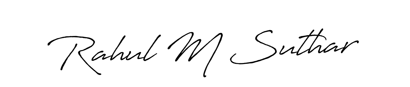 Here are the top 10 professional signature styles for the name Rahul M Suthar. These are the best autograph styles you can use for your name. Rahul M Suthar signature style 7 images and pictures png