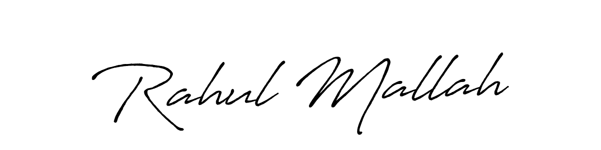 This is the best signature style for the Rahul Mallah name. Also you like these signature font (Antro_Vectra_Bolder). Mix name signature. Rahul Mallah signature style 7 images and pictures png